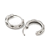 316 Surgical Stainless Steel Hoop Earrings EJEW-D096-12AS-01-2