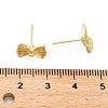 Alloy Stud Earring Findings PALLOY-I224-01G-3