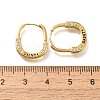 Brass Cubic Zirconia Hoop Earrings EJEW-M048-07G-5