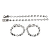 304 Stainless Steel Ball Chain Bracelets BJEW-G618-03P-2