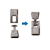 Alloy Snap Lock Clasps PALLOY-TAC0009-24AS-2