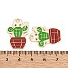 Plant & Animal Alloy Enamel Pendants FIND-N005-05B-G-3