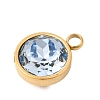 Birthstone Theme March 304 Stainless Steel Pendants STAS-K239-01G-A03-2