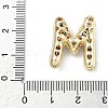 Brass Micro Pave Cubic Zirconia Pendants KK-Z108-02G-M-3