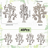 Tibetan Style Alloy Pendants FIND-SC0011-53A-2