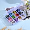 180Pcs 12 Colors 2 Style Resin Beads RESI-SZ0001-21-6