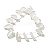 Natural White Agate Beads Strands G-P561-A04-01-2