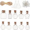 Glass Jar Glass Bottles Bead Containers AJEW-CA0001-05-1