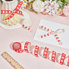 2 Rolls 2 Styles 50% Cotton & 50% Rayon Ribbon OCOR-CY0003-57-4
