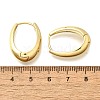 Oval Brass Hoop Earrings EJEW-Z086-08G-5