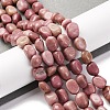 Natural Rhodonite Beads Strands G-G146-A06-01-2