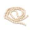 Natural Fossil Beads Strands X-G-K209-05D-4mm-5