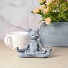 Resin Imitation Stone Frog Garden Decor JX173A-7