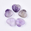 Natural Amethyst Heart Love Stone G-S349-18A-1