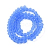 Imitate Austrian Crystal Frosted Glass Beads Strands EGLA-A039-T6mm-MD07-2