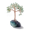 Natural Green Aventurine Tree Display Decoration DJEW-G027-10RG-03-1