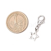 10Pcs Alloy Star Shoe Charms HJEW-JM02876-3