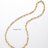 Stainless Steel Minimalist Paperclip Chain Necklaces for Women PQ9782-3