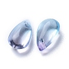 Transparent Glass Charms GLAA-O017-01J-3