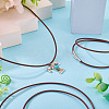 3Pcs 3 Sizes 2MM Round Cowhide Leather Cord Necklaces Makging NJEW-TAC0049-6