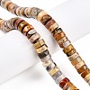 Natural Crazy Agate Beads Strands G-T138-56-1