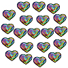 20Pcs Computerized Embroidery Cloth Iron on/Sew on Patches PATC-CY0001-26B-1