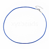 Waxed Cotton Cord Necklace Making MAK-S032-1.5mm-B06-2