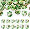 30Pcs Handmade Gold Sand Lampwork Beads LAMP-TA0002-37D-1