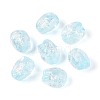 Handmade Foil Glass Beads Strands FOIL-N033-02F-1