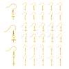 DICOSMETIC 30Pcs 3 Style Rack Plating Brass Earring Hooks KK-DC0002-04-1