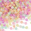 500Pcs Luminous Transparent Acrylic Beads LACR-TA0001-09-2