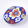 Handmade Polymer Clay Beads CLAY-S092-33-3