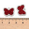 Brass Micro Pave Cubic Zirconia Pendants KK-C158-03D-P-3