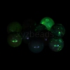 UV Plating Rainbow Iridescent Acrylic Beads PACR-K003-02A-1