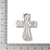Alloy Textured Religion Cross Links Connector Charms FIND-Z127-01P-04-3