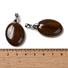 Natural Tiger Iron Pendants G-Z055-03P-21-3