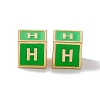 Rack Plating Brass Enamel Beads KK-B060-04G-02H-2