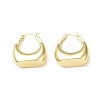 Rack Plating Brass Handbag Shape Hoop Earrings for Women EJEW-F306-04G-1