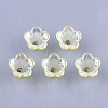 Transparent Acrylic Bead Caps LS-TACR-T007-04B-1