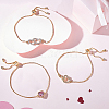 3Pcs 3 Styles Brass Slider Bracelet Sets BJEW-GA00001-4