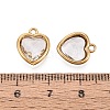 Valentine's Day 304 Stainless Steel with Glass Charms STAS-Q119-01G-4