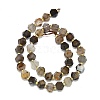 Natural Banded Agate Beads Strand G-I376-A45-01-2