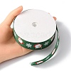 1 Roll Christmas Printed Polyester Grosgrain Ribbons OCOR-YW0001-05B-5