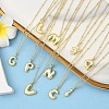 1Pc Initial Letter Brass Pendant Necklaces NJEW-YW0001-24P-4