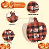 Olycraft 12Pcs 3 Style Halloween Theme Unfinished Wood Decorative Supplies DIY-OC0004-14-4