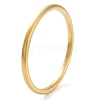 Ion Plating(IP) 304 Stainless Steel Plain Bangles BJEW-G684-03D-G-1
