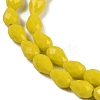 Opaque Solid Color Imitation Jade Beads Strands EGLA-N013-P8mm-D06-3