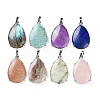 Natural Mixed Stone Pendants G-U002-01P-1