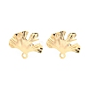 Rack Plating Brass Stud Earring Findings KK-M261-52G-1