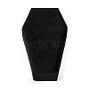 Coffin Shaped Velvet Jewelry Storage Boxes DARK-PW0001-116C-1